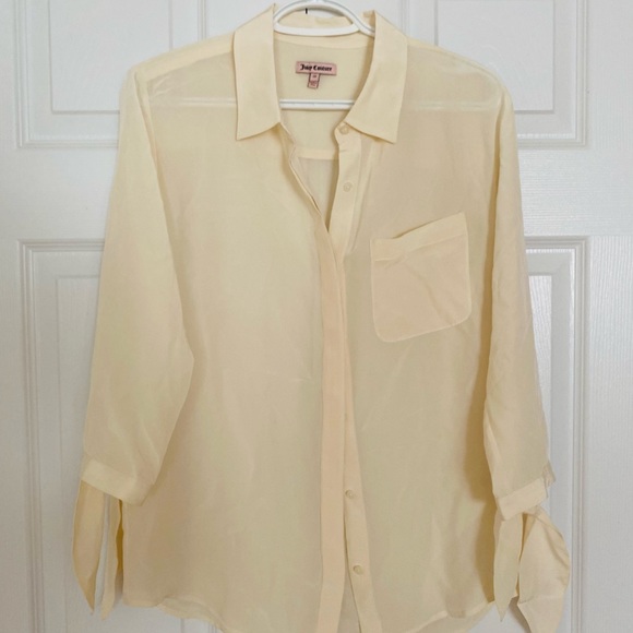 Juicy Couture Ellie Blouse 100% silk blouse - Picture 3 of 8